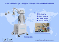 Низкоуровневый 6D-лазерный жир уменьшает 532-нм зеленый 635-нм красный световой терапевтический прибор для терапии холодным лазером