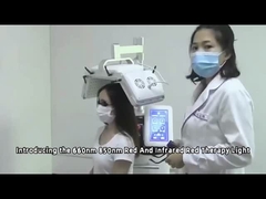 660 нм диодная машина для роста волос лазерная терапия HR208 1 год гарантия