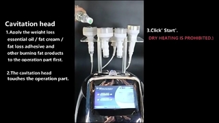6 в 1 750HZ 120w кавитационный аппарат для похудения тела