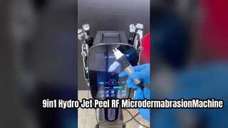 9in1 Hydro Co2 Bubble Oxygen Jet Peel Омоложение кожи RF Микродермабразия машина