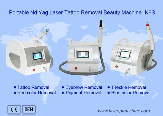 Мини портативная машина для удаления татуировок Nd Yag Q Switched Laser для салонов красоты