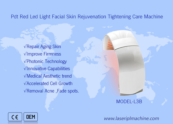 Портативный 640 нм цветный Pdt Led Light Therapy Machine для ухода за телом
