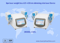 лазер 650nm Lipo прокладывает машину липосакции лазера для уменьшает удаление целлюлита жирное
