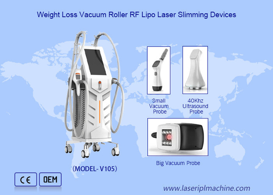 Вакуумная роликовая терапия 4 в 1 кавитация 40k Machine Rf Fat Removal