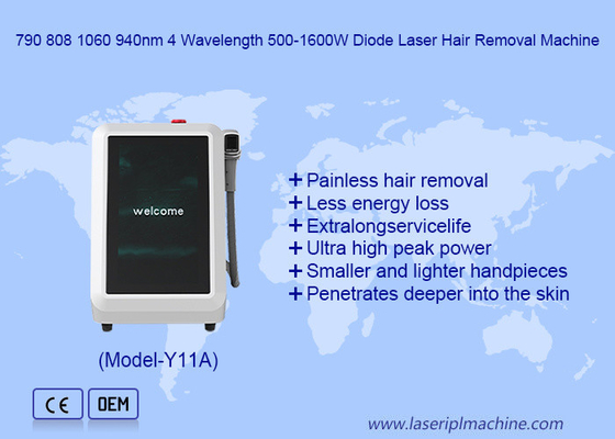 790nm 940nm 1060nm 808nm Диодная лазерная эпиляция