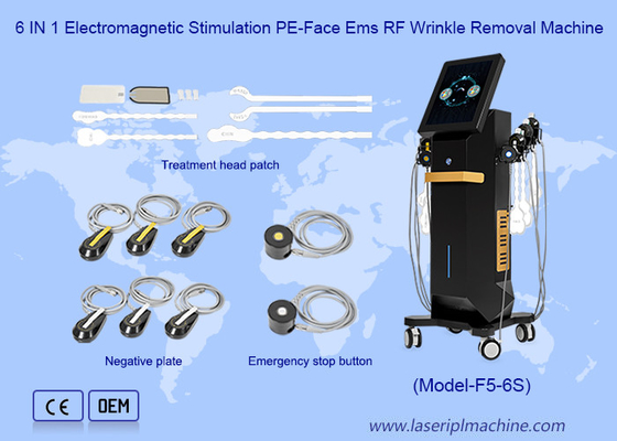 6 В 1 Электромагнитная стимуляция EMS RF Скульптура лица EMRF