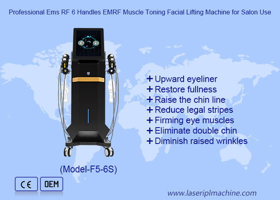 6 В 1 Электромагнитная стимуляция EMS RF Скульптура лица EMRF