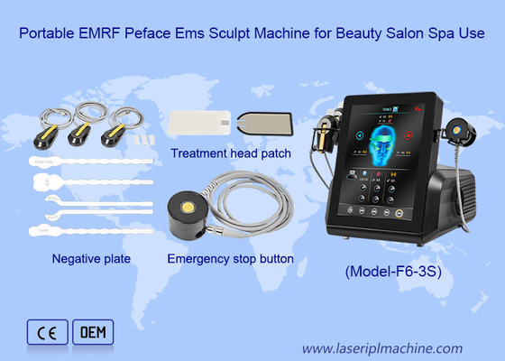 Массаж лицевого лица Стимуляция лица глаз Лифтинг лица EMRF EMS Скульптурная машина