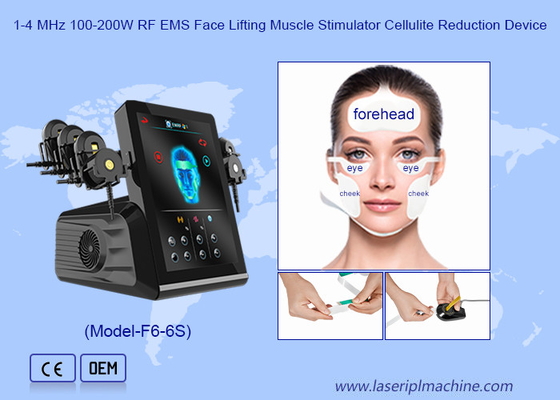 Скульптурная машина EMS для массажа глаз 6in1 Лифтинг кожи для лица EMS