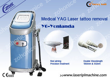 Профессиональная Q-сменная Nd Yag медицинская 1064nm 532nm лазерная машина для удаления татуировок