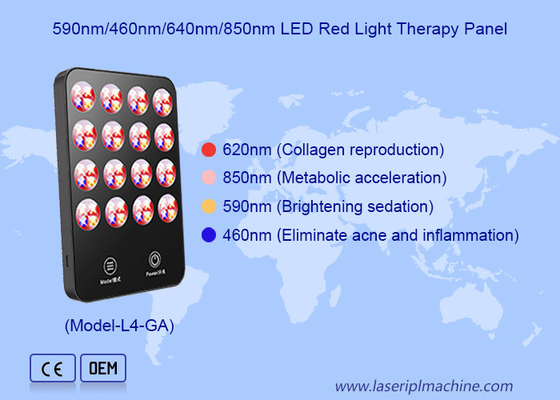 Домашнее использование Удаление темных кругов Антивозрастный 620nm LED Красный свет терапевтический панель
