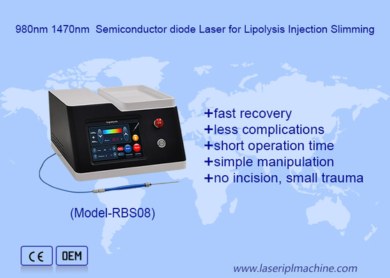 980nm 1470nm полупроводниковый диодный лазер для липолиза инъекции похудения