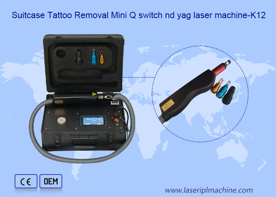 1320nm 10ns Чемодан Q Switch Nd Yag Лазерная машина для удаления татуировок