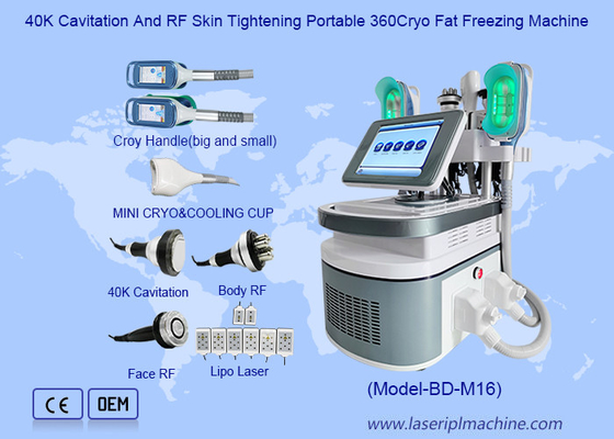 40K кавитация и радиочастотная утяжеление кожи портативный 360Cryo жирозамерзающий аппарат
