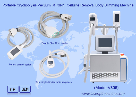 Портативная вакуумная криолиполиза Rf 3IN1 для удаления целлюлита