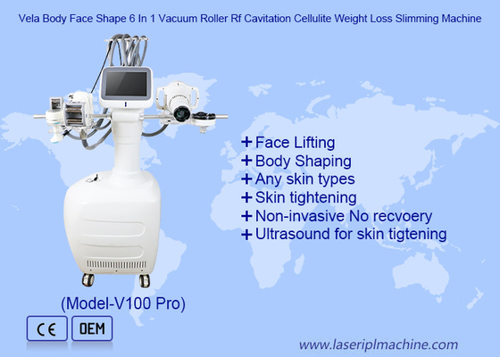 360 вращения вакуумный ролик RF степень целевой потери веса Velashaping Slimming Machine