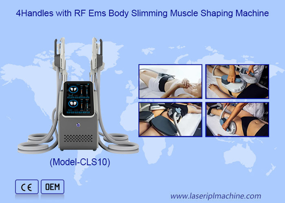 Неинвазивные 4 ручки Hi Emt Уменьшение массы тела Fat Burner Rf Ems Мышечная скульптура