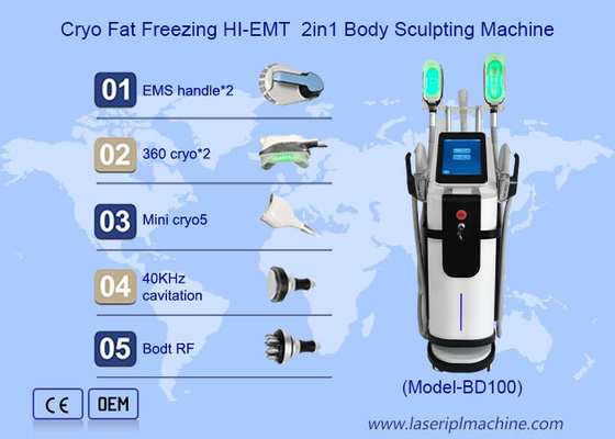 40k электромагнитное Cryolipolysis уменьшая мышцу машины приобретают замороженное увеличение