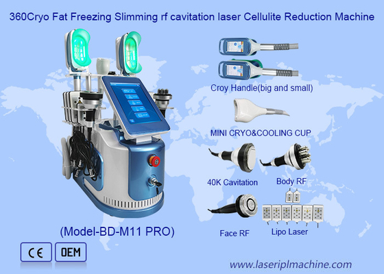 Многофункциональное охлаждая тело Cryolipolysis уменьшая машину для салона красотки