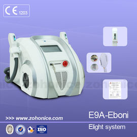 Портативный E light IPL RF с двумя E light ручками для депиляции и удаления пигмента