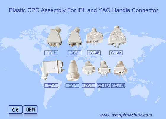 Квадратный соединитель 900 Вт клиника пластик CPC Yag лазерный IPL ручка