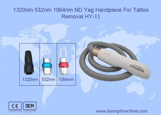 Удаление татуировки вручную 1320nm 532nm 1064nm Nd Yag лазерная ручная штука