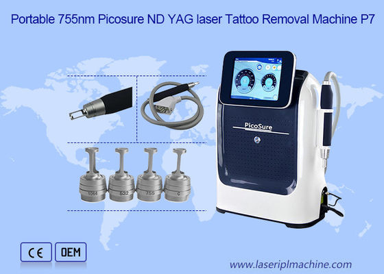 Микропикосекундная пикосекундная лазерная машина Nd Yag 755nm 1200w высокая мощность