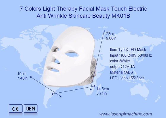 7 цветов Pdt Led Light Therapy Маска для лица для ухода за кожей