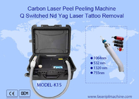 машина удаления татуировки лазера Nd Yag переключателя 532nm 1064nm 1320nm q