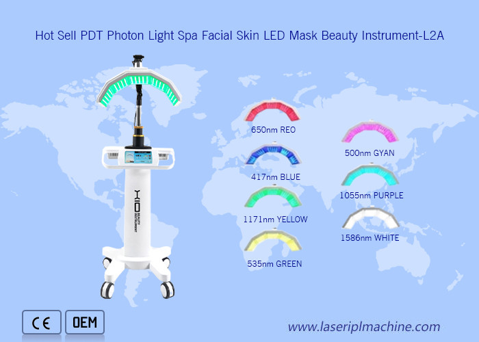 Горячая продажа Молодость кожи 7 цветов Pdt Led Light Therapy Machine Для клиники