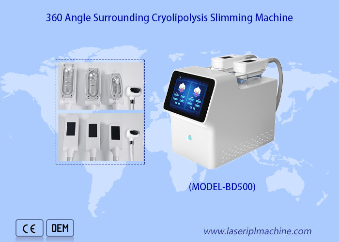 10,4» углов 360 окружая замораживание Cryolipolysis жирное уменьшая машину для жирного удаления