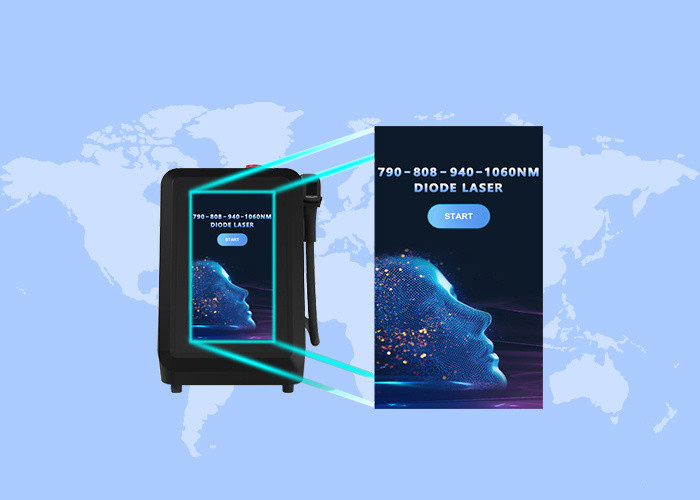 808nm 790nm 1060nm 940nm Диодная лазерная машина для отбеливания кожи и удаления волос