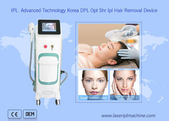 Передовая технология Лазерная машина Ipl Корея Dpl Opt Shr Удаление волос Красота
