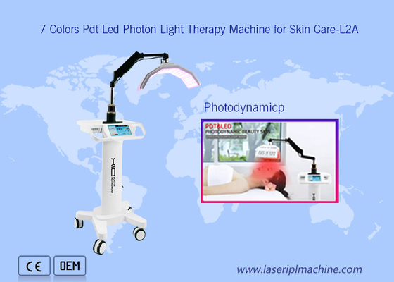 7 цветов Pdt Led Photon Therapy Лифтинговая косметическая машина для ухода за кожей.