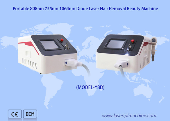машина портативное постоянное 1600w удаления волос лазера диода касания 808nm