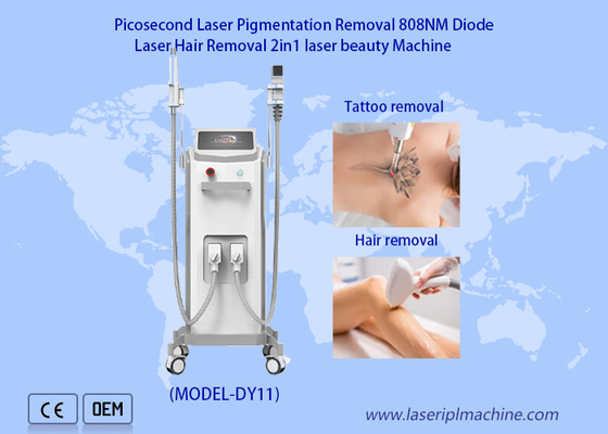 Профессиональный лазер 2 диода 808nm в 1 приборе удаления татуировки лазера пикосекунды удаления волос