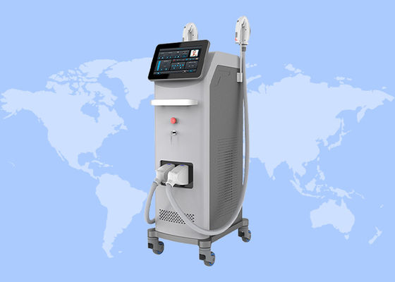Хорошая цена Двойная ручка IPL DPL OPT Безболезненная машина для удаления волос и омоложения кожи онлайн