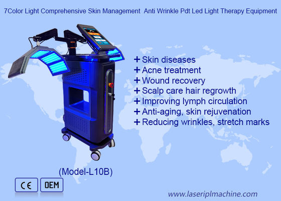 Хорошая цена 7Color Light Комплексное лечение кожи Противоморщины Pdt Led Light Therapy оборудование онлайн