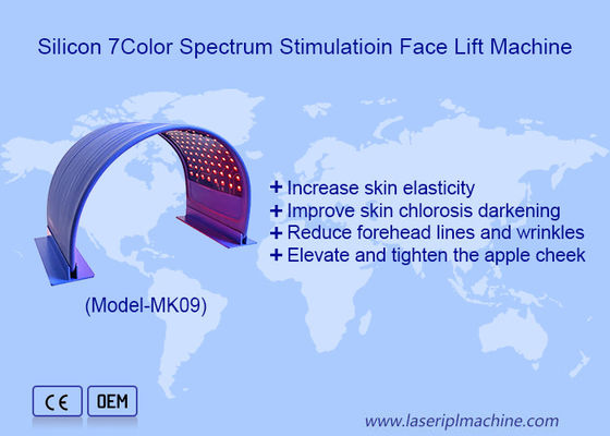 Хорошая цена 7 Цветовой спектр Убелитель кожи Гибкий кремниевый светодиодный светодиодный аппарат онлайн
