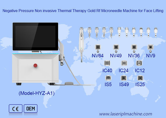 Хорошая цена Двухчастотная изоляционная игла для антивозрастного лифтинга лица Золотая радиочастотная микроигла онлайн