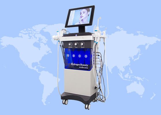 Хорошая цена 14-в-1 Ультразвуковой скруббер RF Био для чистки лица, гидродермабразия онлайн