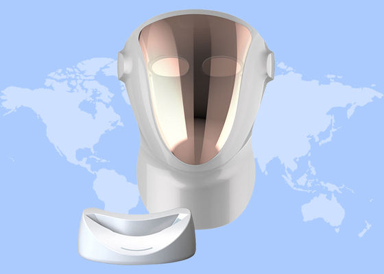 Хорошая цена Высококачественный аппарат для светотерапии лица и шеи со светодиодами цвета розового золота онлайн