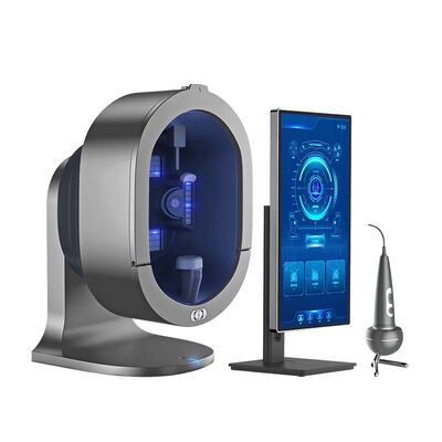 Хорошая цена 2 в 1 3 Камеры 3D ИИ Микроскопическая рукоятка кожи головы Сканер кожи лица Анализатор кожи онлайн