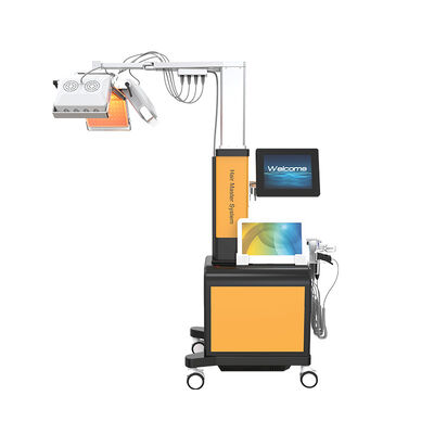 Хорошая цена 260 штук красного лазера 6in1 LLLT Уход за кожей холодная 660nm диодная лазерная машина для роста волос онлайн