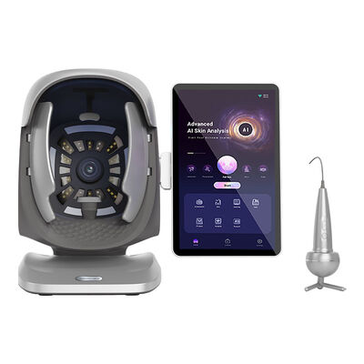 Хорошая цена 9 Спектр 3D AI Монитор кожи лица Микро детектор влаги Машина анализа кожи онлайн