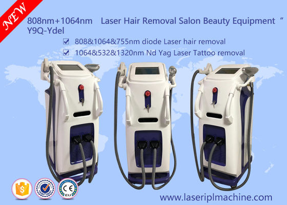 808 нм диодная лазерная машина для удаления волос Q Switch Nd Yag Laser Tattoo Removal