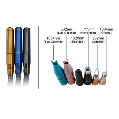 Хорошая цена Nd Yag Shrink Pore 532nm 1032nm Удаление татуировок Ручка аксессуары HY-9 онлайн
