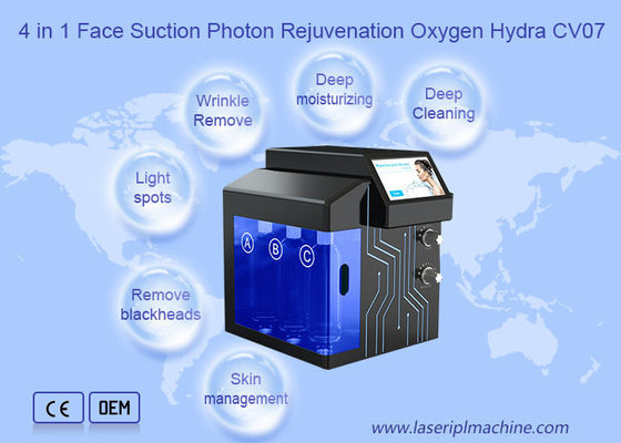 Хорошая цена 4 в 1 забеливать ухода за лицом кислорода подмолаживания фотона всасывания стороны онлайн